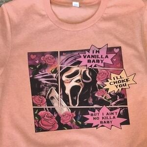 Pink Peach Graphic T-Shirt Im Vanilla Baby